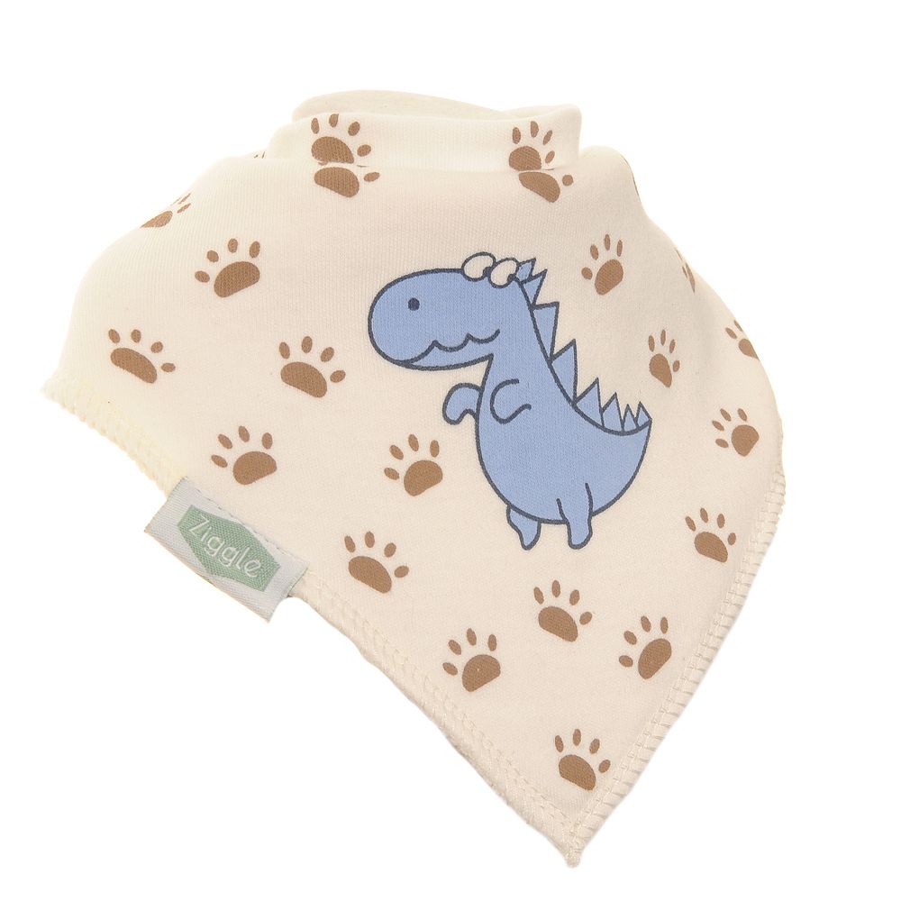 Blue Dinosaur Bandanna Bib.