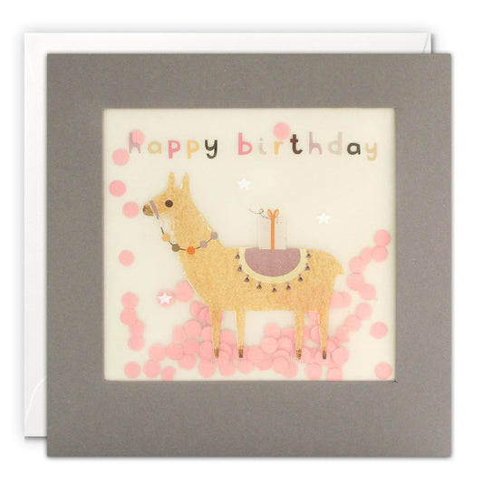 Shakies Happy Birthday LLama Greetings Card