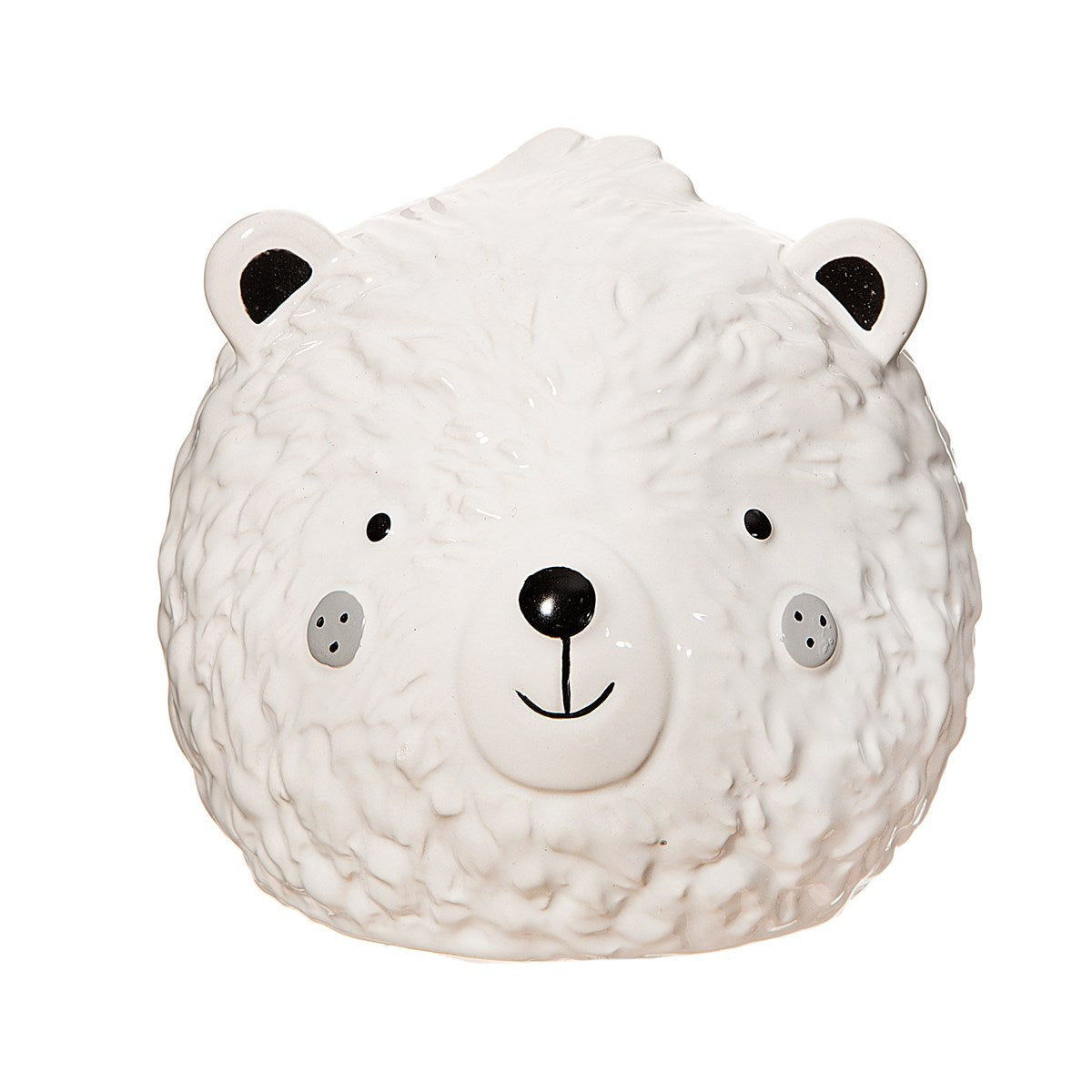 Bear Money Box White