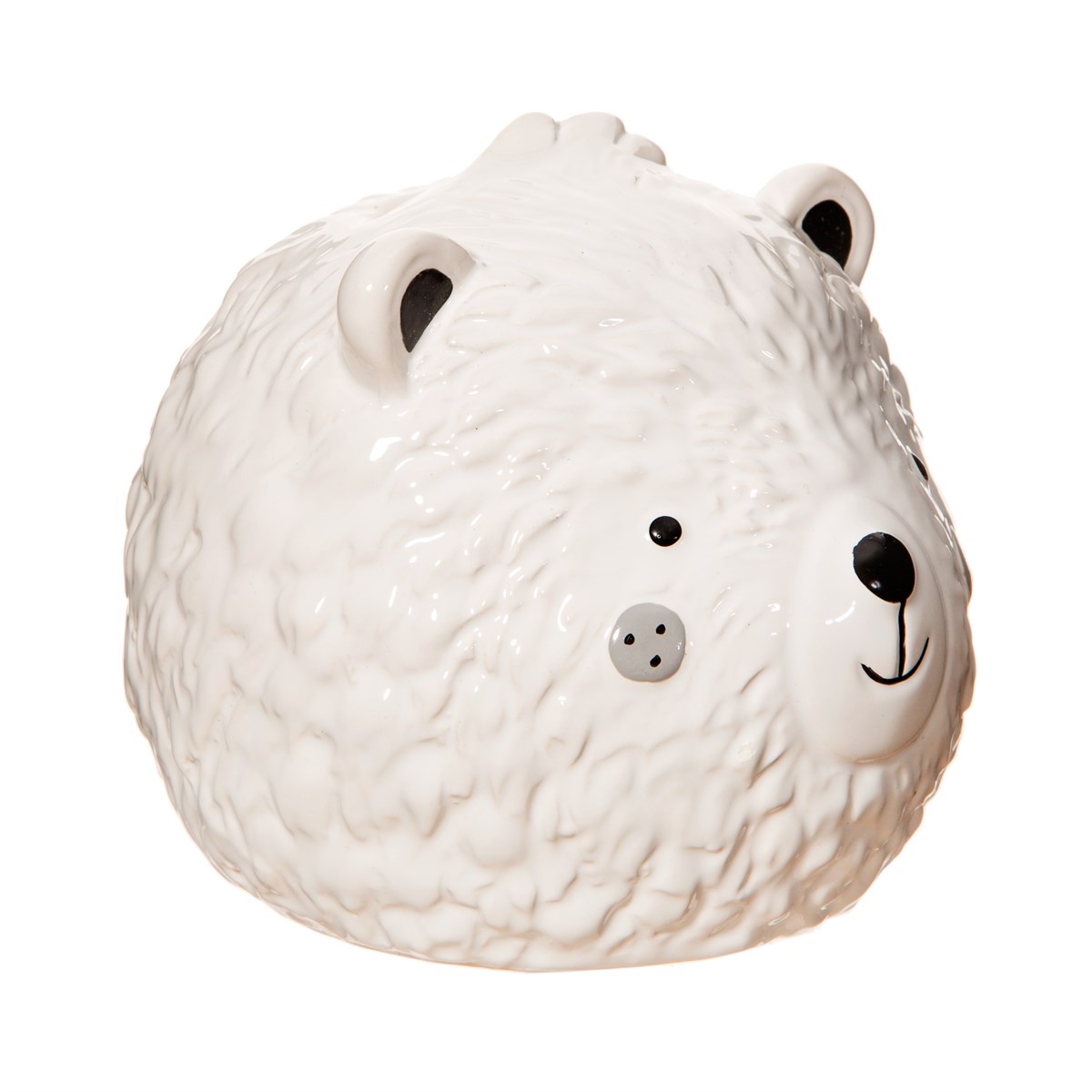 Bear Money Box White