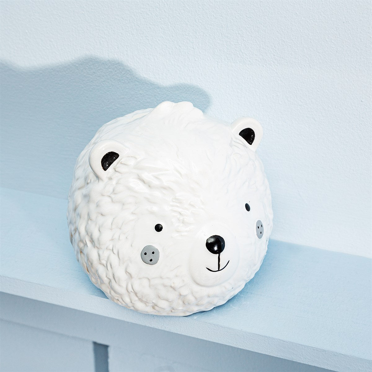 Bear Money Box White