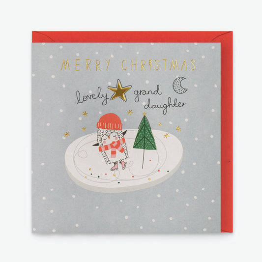 Lovely Granddaughter Christmas Greetings Card