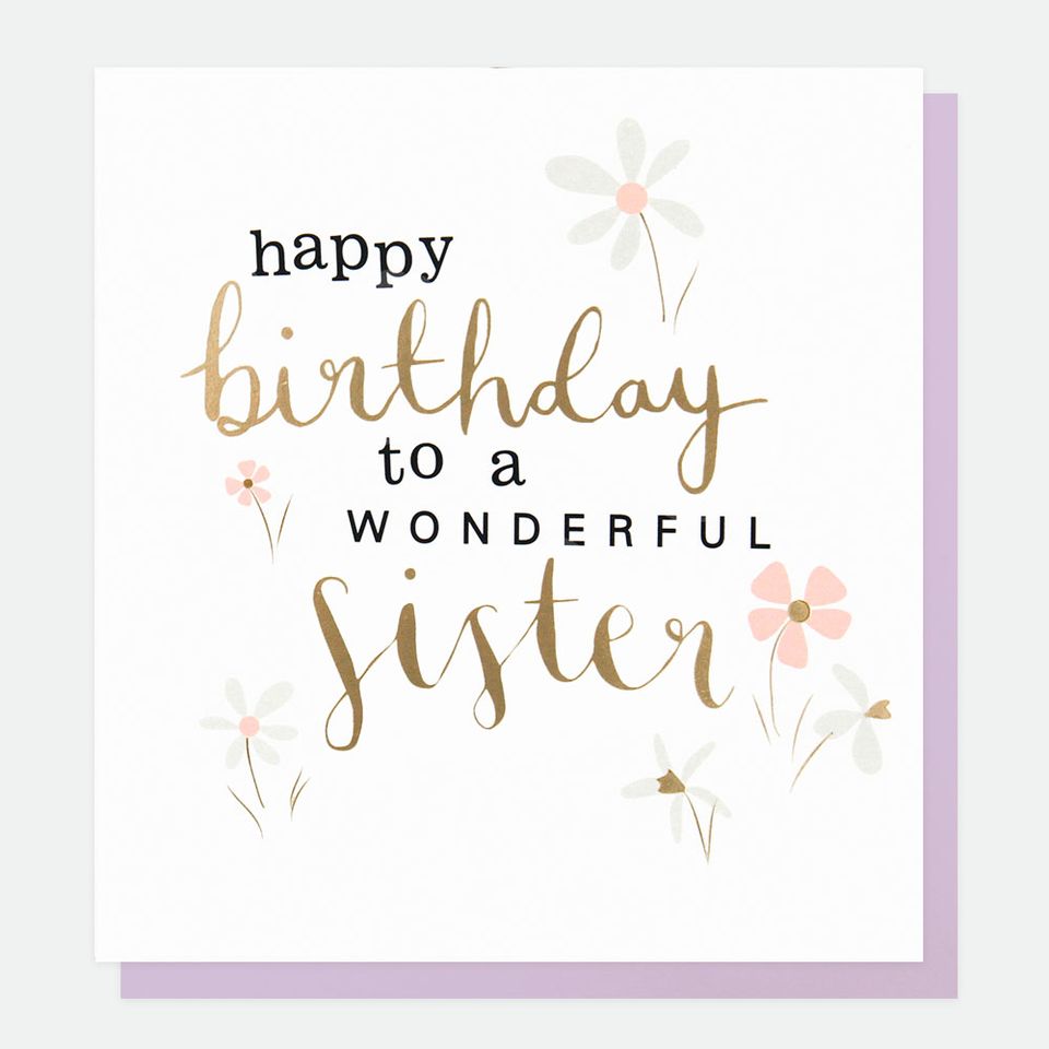 Sister Birthday Greetings Card